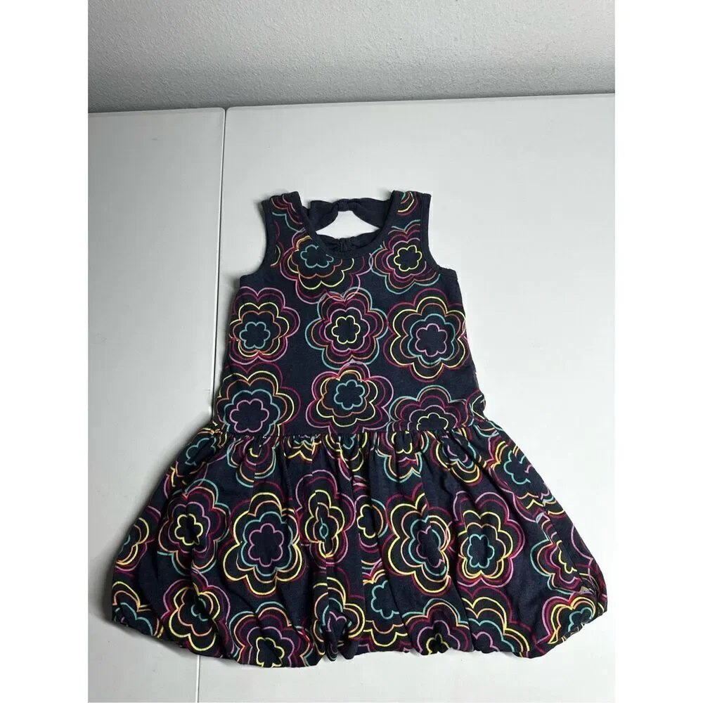 Maggie & Zoe Tank Dress Puffy Skirt Mulicolor Size 5T Cotton Blend